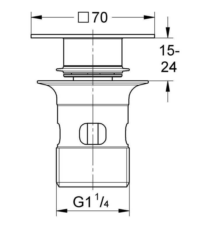 ГОРНА ЧАСТ ЗА СИФОН 40565A00