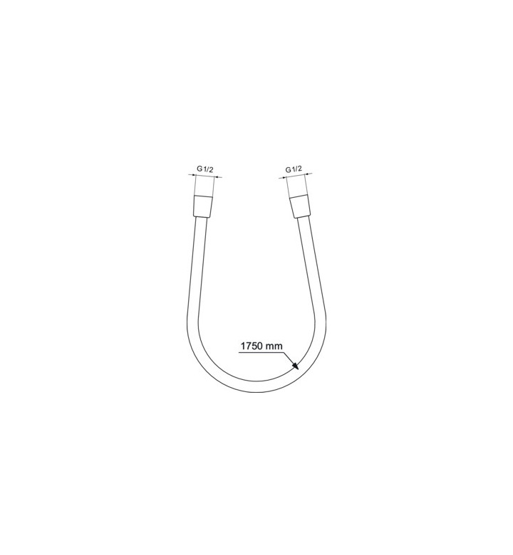 ШЛАУХ ЗА ДУШ IDEALRAIN 1750 MM BE175A5