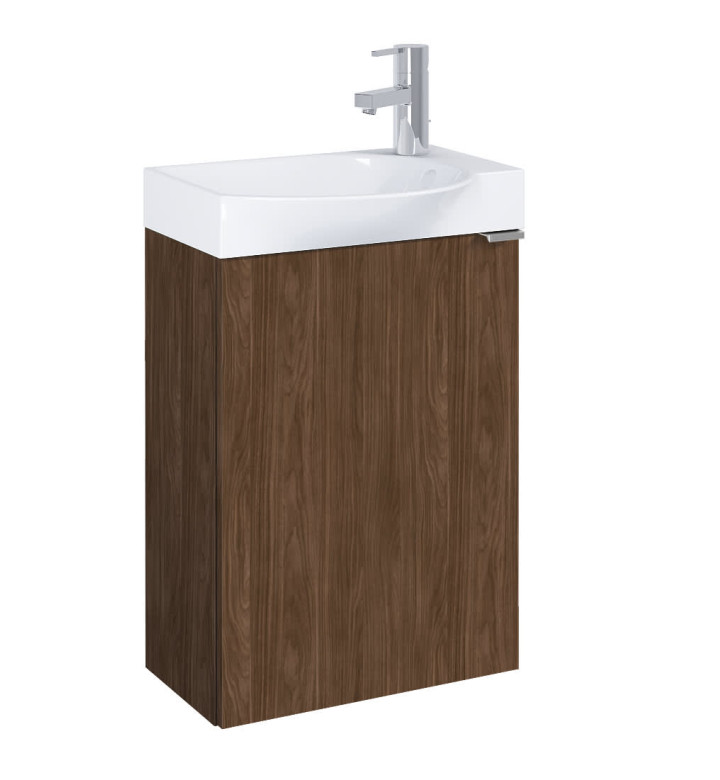 ШКАФ UNIK MICRO PLUS 452 MM, ALPINE WALNUT / МЕБЕЛ И УМИВАЛНИК A852444540