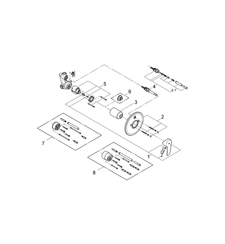 СМЕСИТЕЛ ЕДНОРЪКОХВАТКОВ EUROSTYLE 33637001