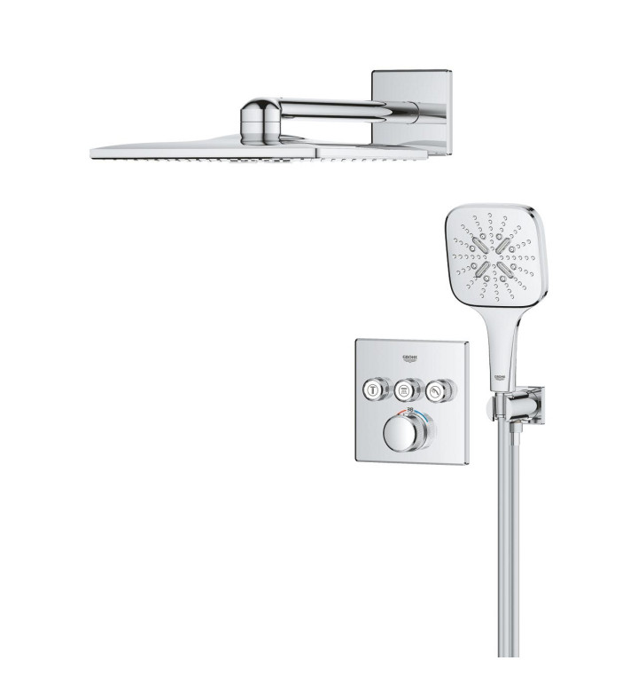 ДУШ СИСТЕМА С 3 ИЗВОДА GROHTHERM SMARTCONTROL CUBE 34864000