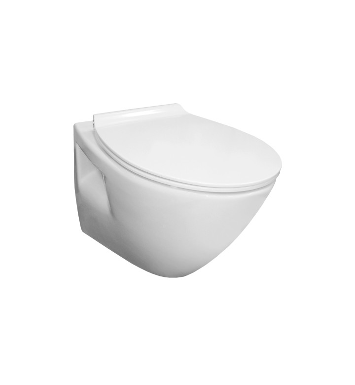 КОМПЛЕКТ ECO COMPACT С БУТОН К02 ХРОМ ГЛАНЦ 4 В 1, VIVA HAPPY RIMLESS, A89P10T010 + WQ8G11000000001 + WQ8S03320000132