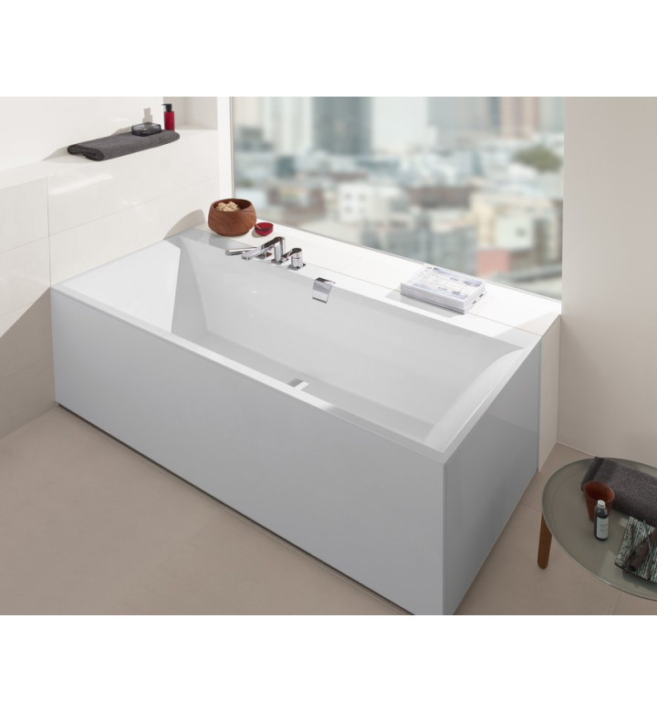 ВАНА SQUARO EDGE 12, ПРАВОЪГЪЛНА, АЛПИН БЯЛА, 1700 X 750 X 475 MM UBQ170SQE2DV-01