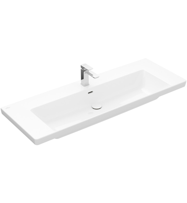 УМИВАЛНИК SUBWAY 3,0, 1300 Х 475 Х 170 MM С ПРЕЛИВНИК, CERAMIC PLUS 4A70D5R1