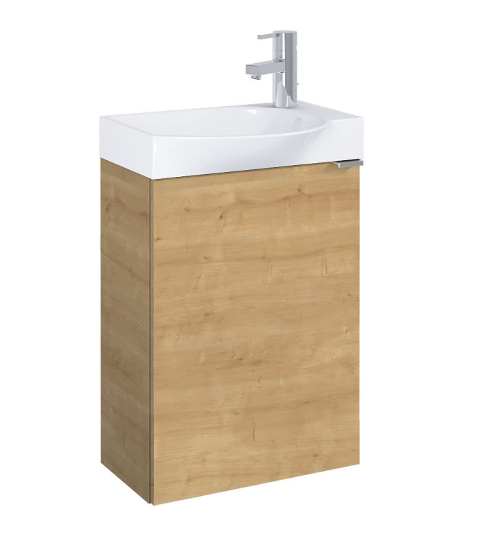ШКАФ UNIK MICRO PLUS 452 MM, LIGHT OAK / МЕБЕЛ И УМИВАЛНИК A852444464