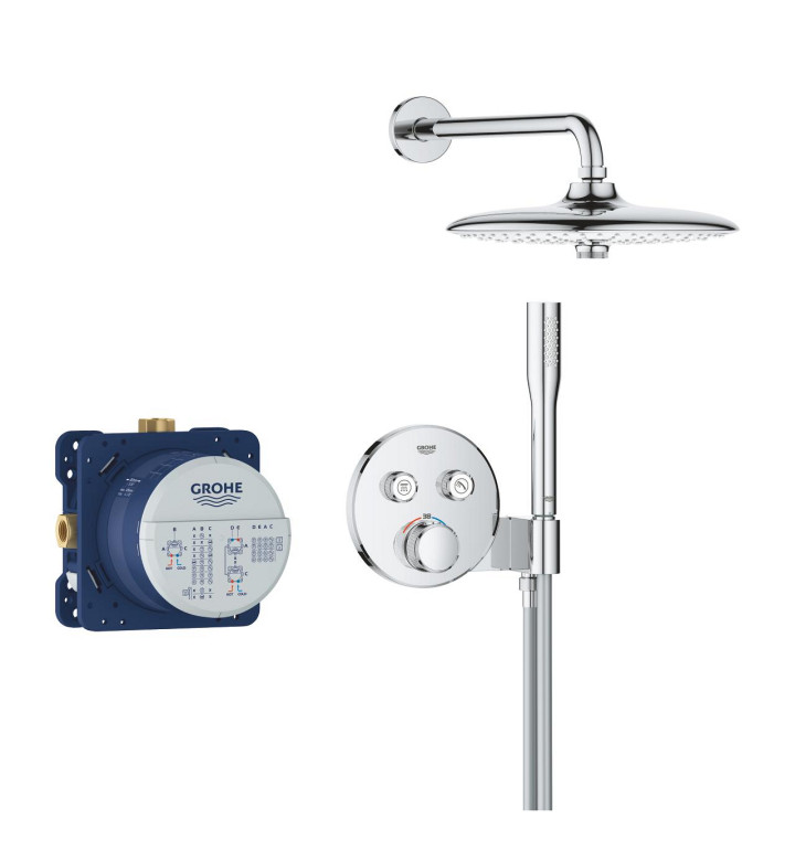 ДУШ СИСТЕМА GROHTHERM SMARTCONTROL С 2 ИЗВОДА С EUPHORIA 260 34867000