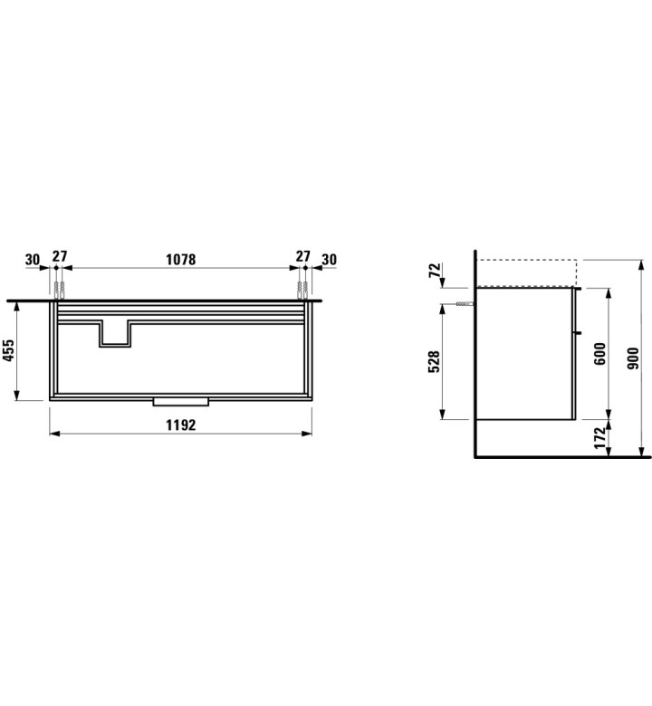 ШКАФ ЗА БАНЯ KARTELL 1190MM 4,0764,2,033,634,1