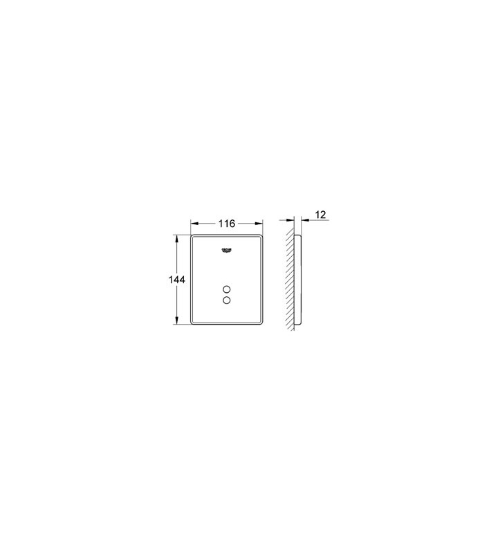 TECTRON SKATE, ИНФРАЧЕРВЕН БУТОН ЗА ПИСОАР 6 V 37324000