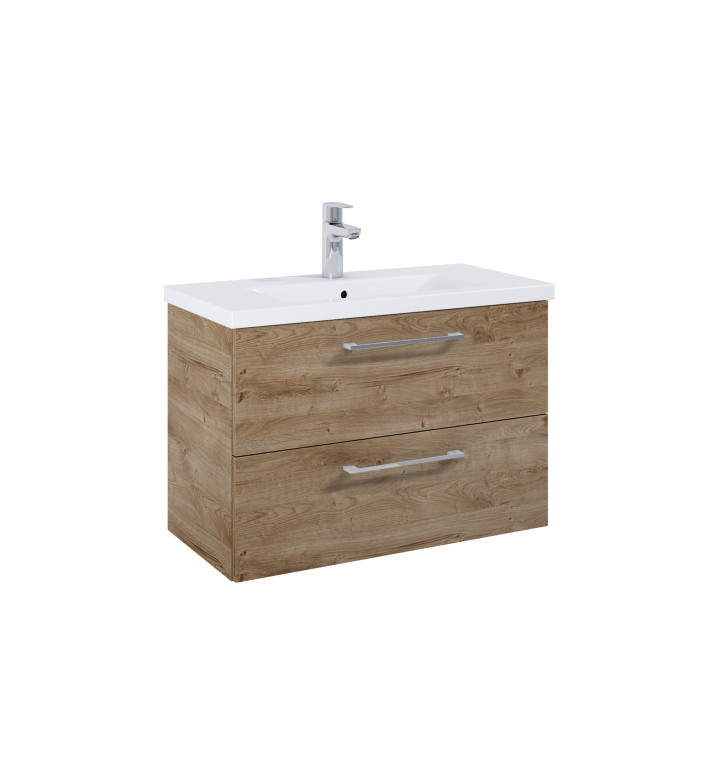 ШКАФ UNIK ROMA PLUS COMPACT, 815 X 395 С 2 ЧЕКМЕДЖЕТА И УМИВАЛНИК, АНТИЧЕН ДЪБ A852474808
