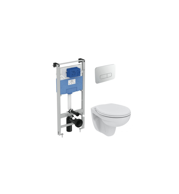 КОМПЛЕКТ ЗА WC, R027767 + K881201 + R0124AA, EUROVIT RIMLESS