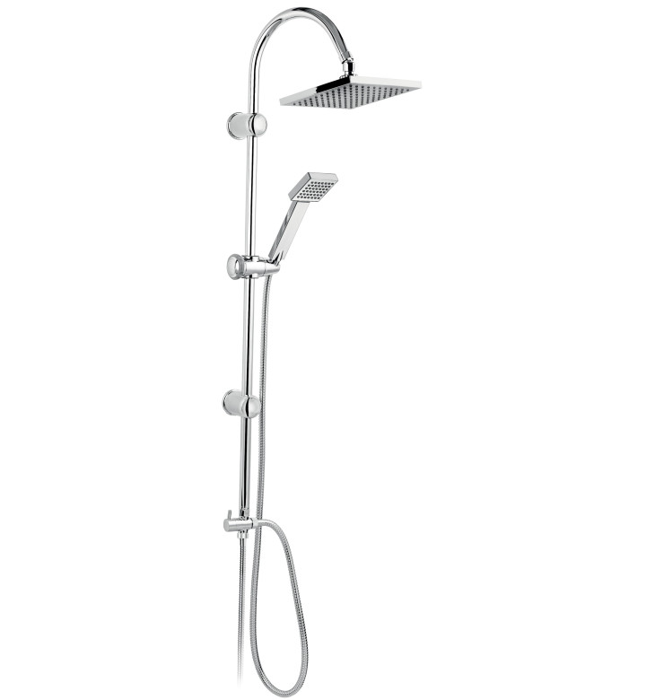 ДУШ СИСТЕМА SQUERTO, БЕЗ СМЕСИТЕЛ, ХРОМ NP22