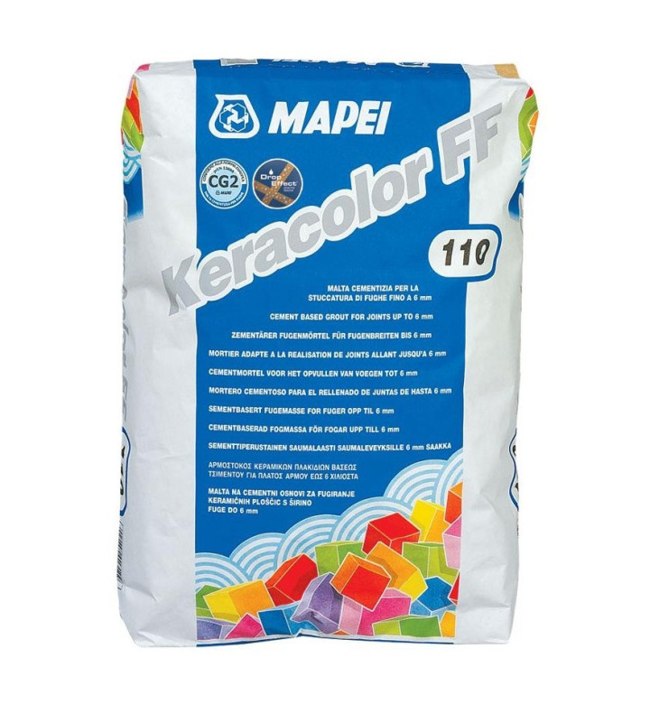 СМЕС ЗА ФУГИРАНЕ KERACOLOR FF 111, SILVER GREY / СРЕБРИСТО СИВ - 5 KG