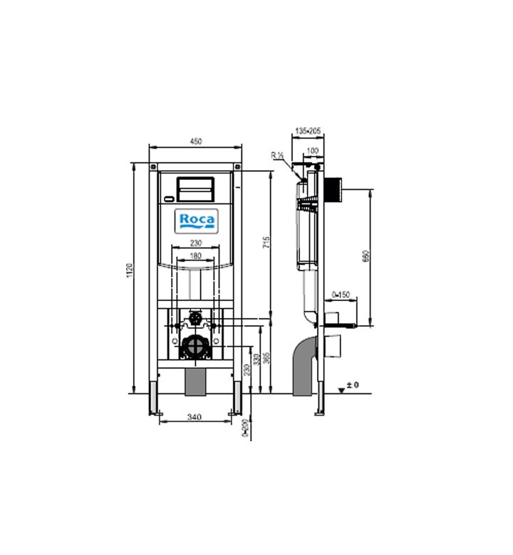 СТРУКТУРА ЗА ВГРАЖДАНЕ DUPLO WC NEO A890030020