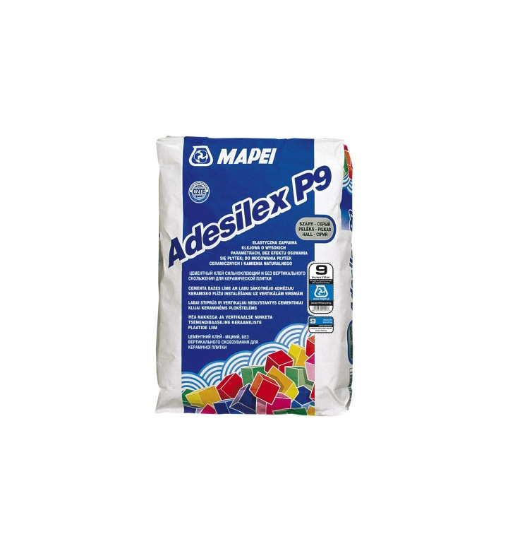 ЛЕПИЛО ЗА КЕРАМИЧНИ ПЛОЧКИ ADESILEX P9, GREY / СИВО - 25 KG