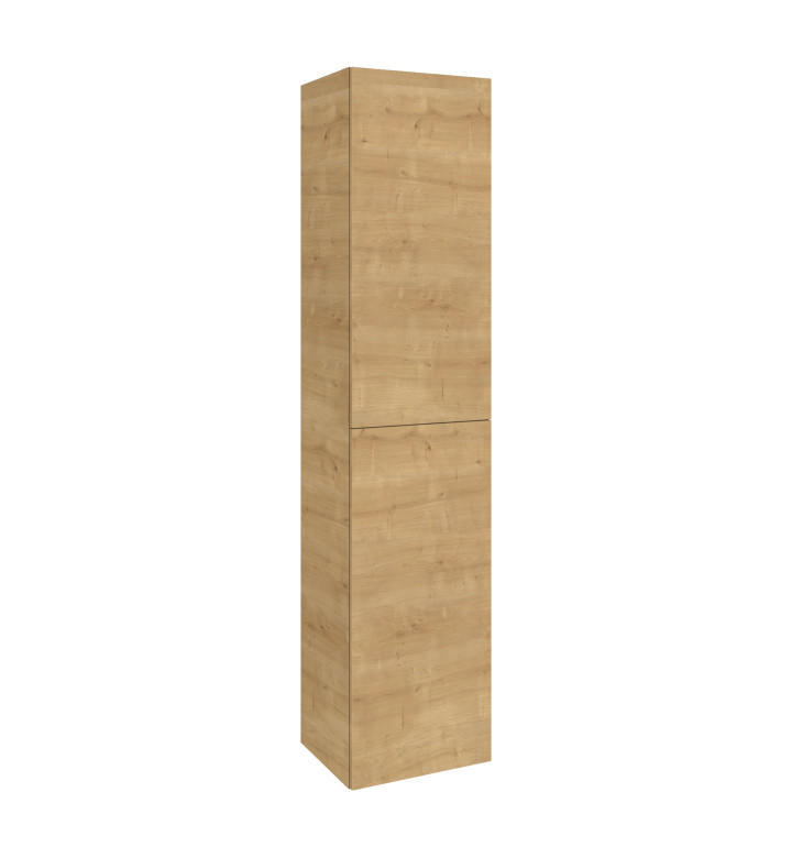 КОЛОНА ЗА БАНЯ С ДВЕ ВРАТИ, 400 Х 352 Х 1800 MM, LIGHT OAK A857956464