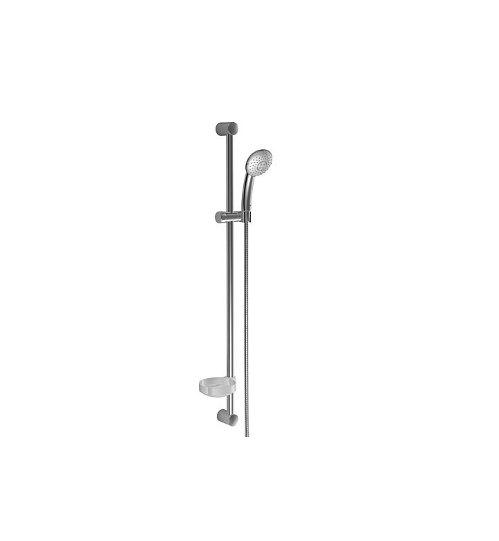 ДУШ СИСТЕМА BASICJET С ТРЪБНО ОКАЧВАНЕ И САПУНИЕРА H 90 CM 44670130