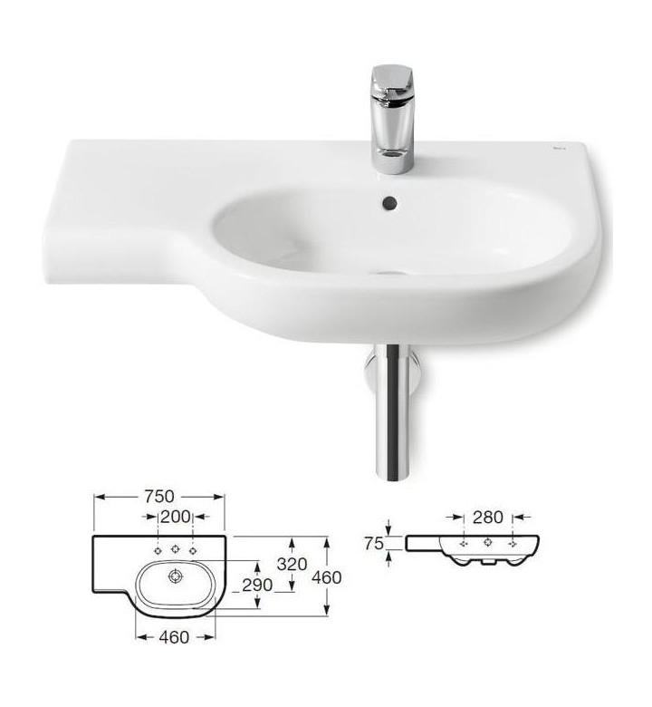 УМИВАЛНИК MERIDIAN 750X460 MM A32724L000